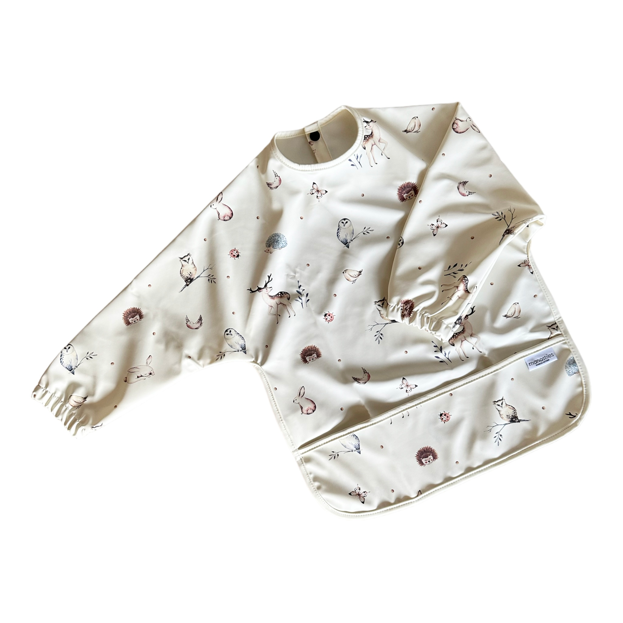 baby hagesmæk med ærmer