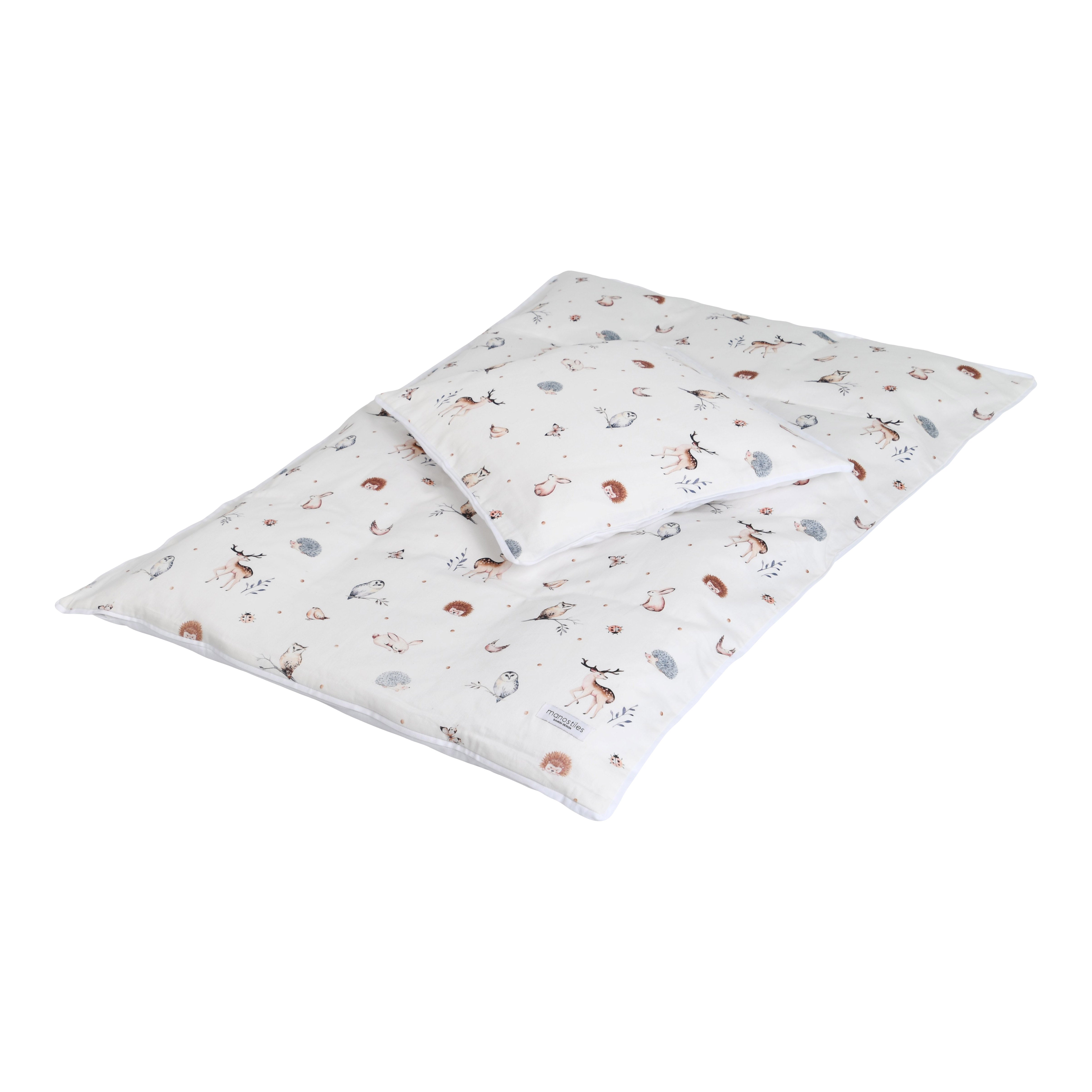 Voksen sengetøj skovens dyr - Manostiles