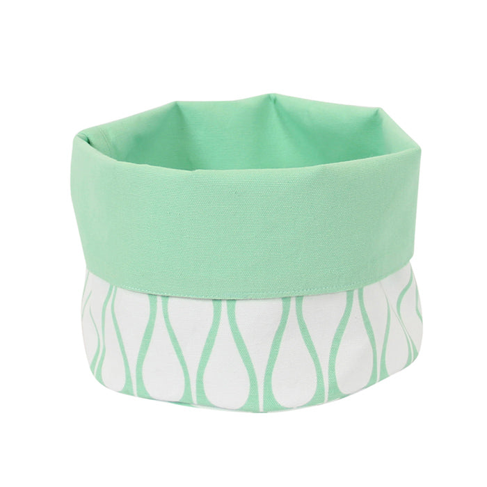 Brødkurv - Hvid seeds m. grøn - Manostiles Danish Design