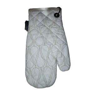 Grillhandske - Hvid m. seeds line - Manostiles Danish Design