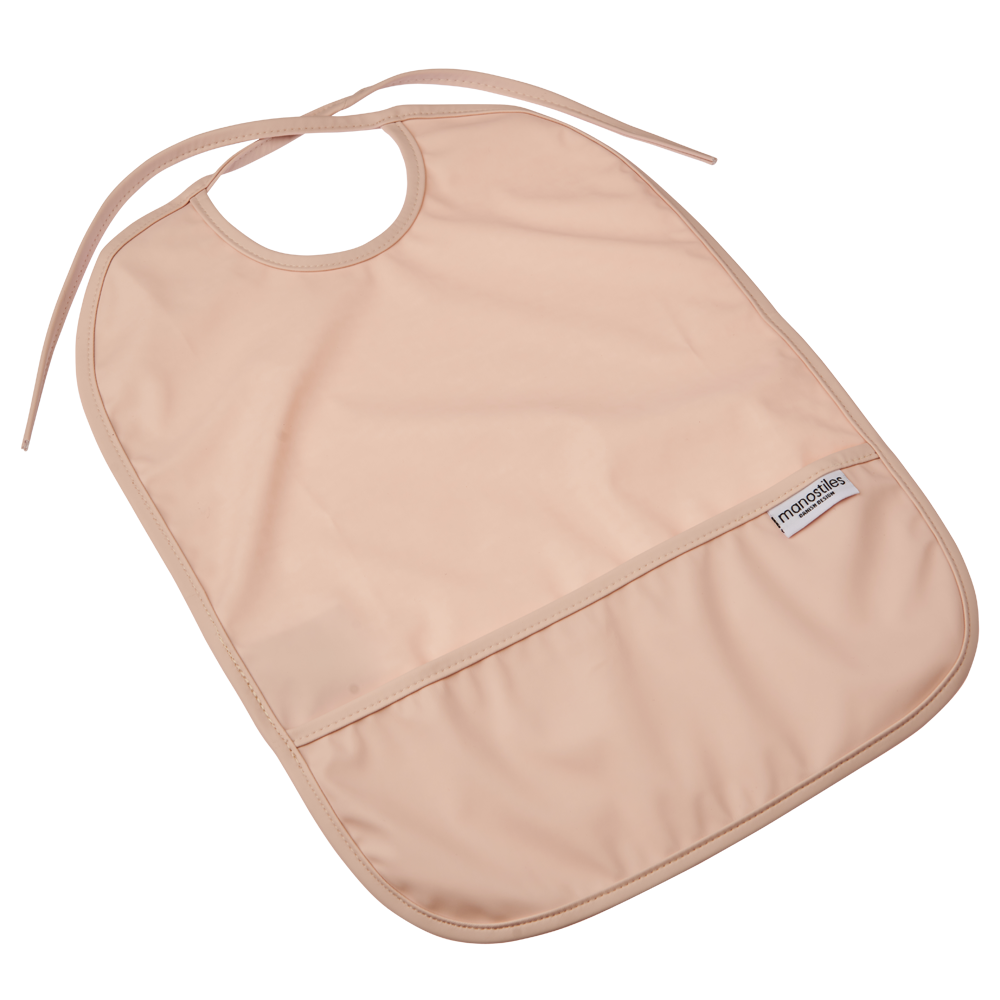 Børne hagesmæk - Abrikos - Manostiles Danish Design