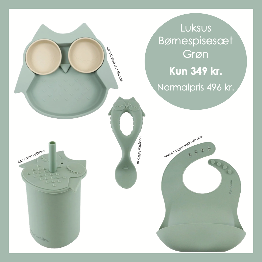 Luxury Children's Dining Set - Brown