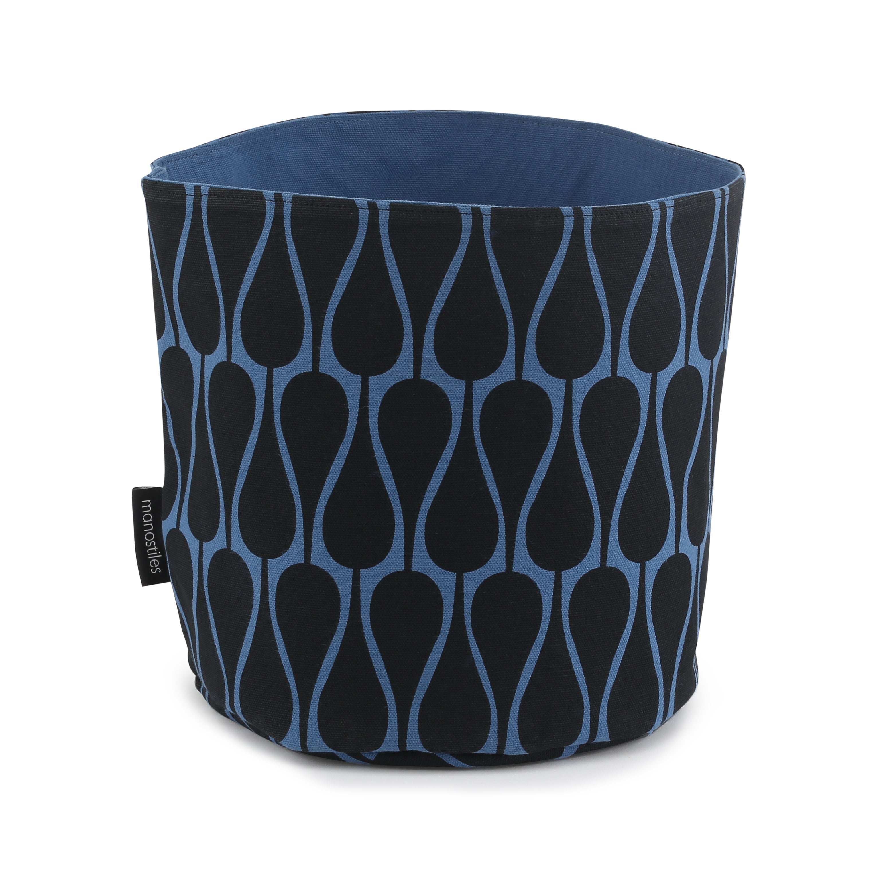 Brødkurv - Sort seeds m. Kongeblå - Manostiles Danish Design