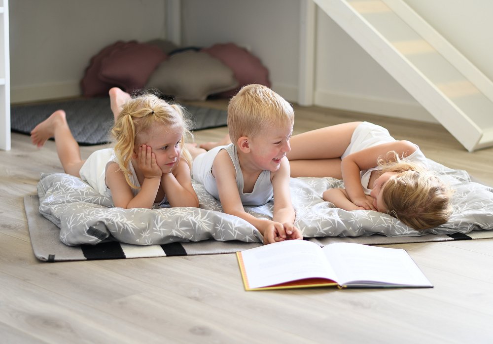 Junior sengetøj - Grå, Nordic Zen - Manostiles Danish Design