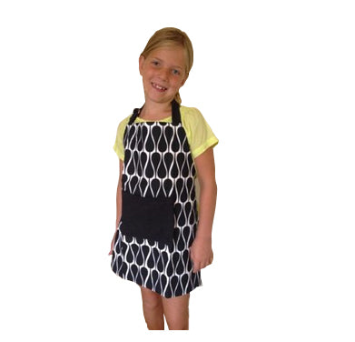 Børneforklæde - Sort - Manostiles Danish Design