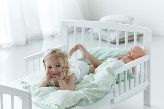 Junior sengetøj - Jade, Nordic Sky - Manostiles Danish Design