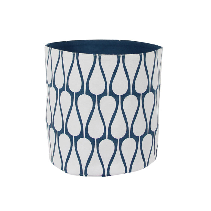 Brødkurv - Hvid seeds m. mørkeblå - Manostiles Danish Design