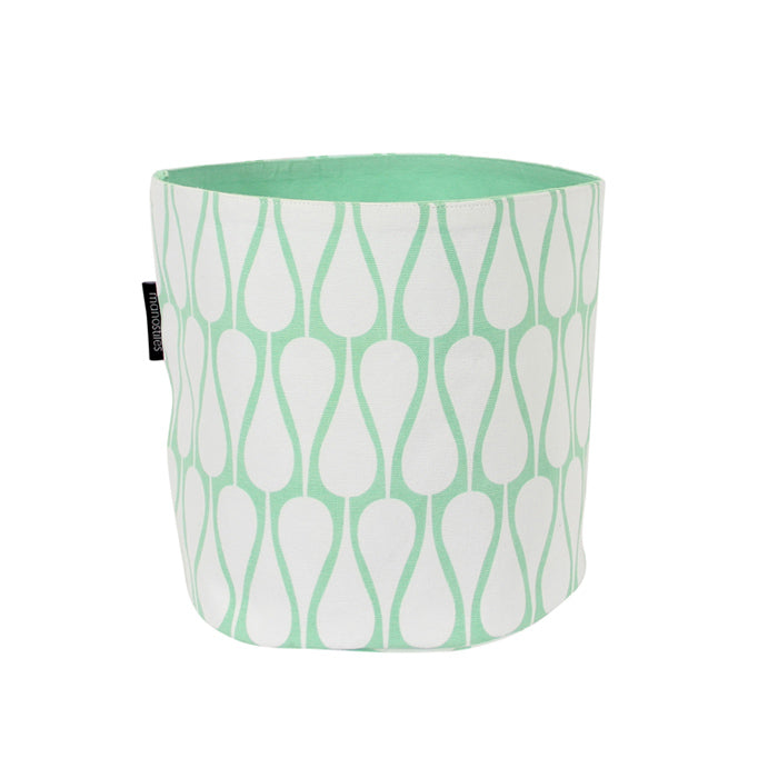 Brødkurv - Hvid seeds m. grøn - Manostiles Danish Design