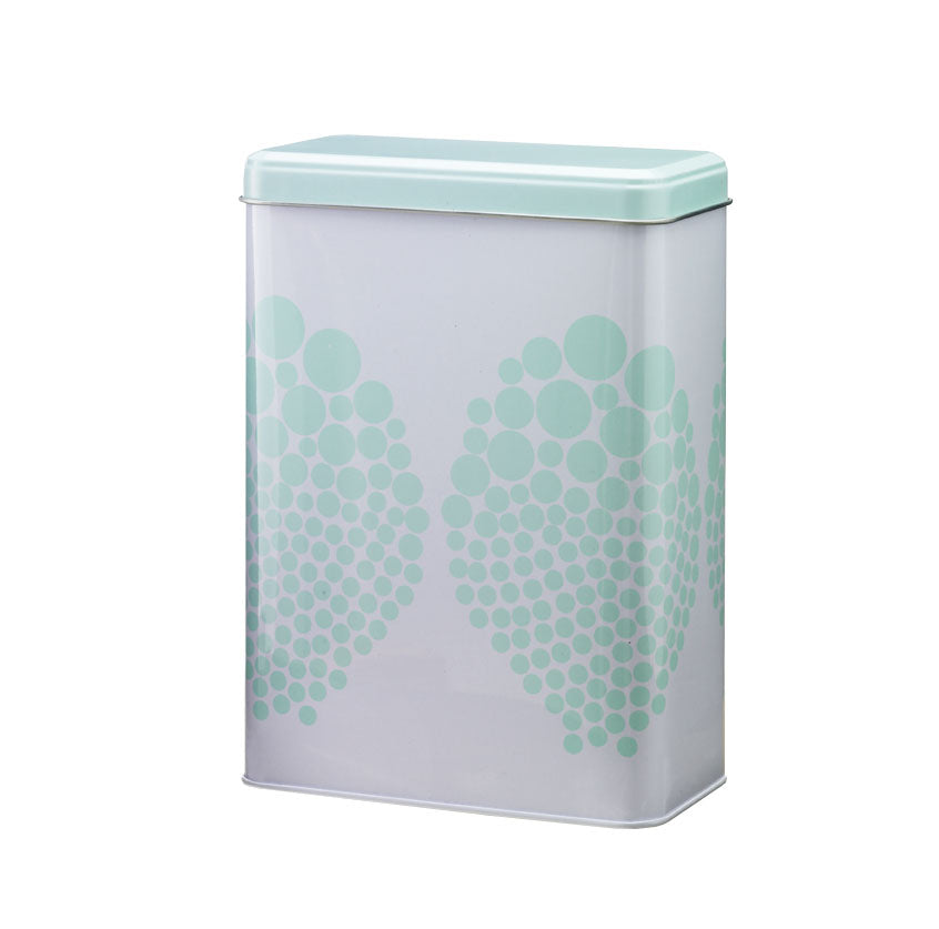 Dåse - Hvid m. sort small dots - Manostiles Danish Design