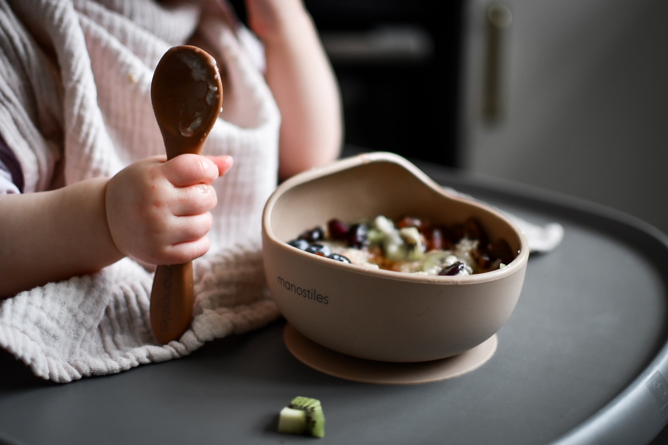 Spisesæt børn - Brun - Manostiles Danish Design