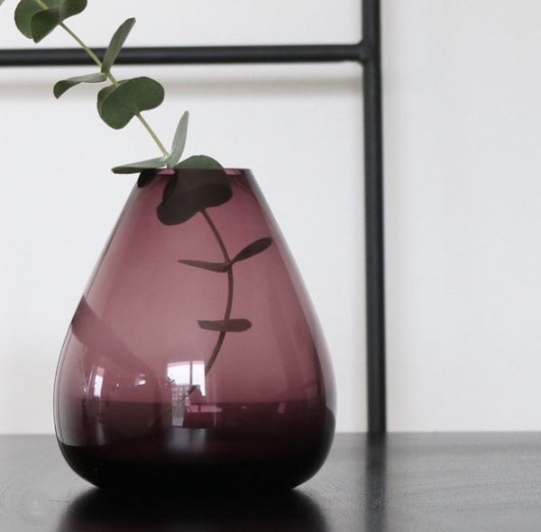 Glass vase - Amethyst