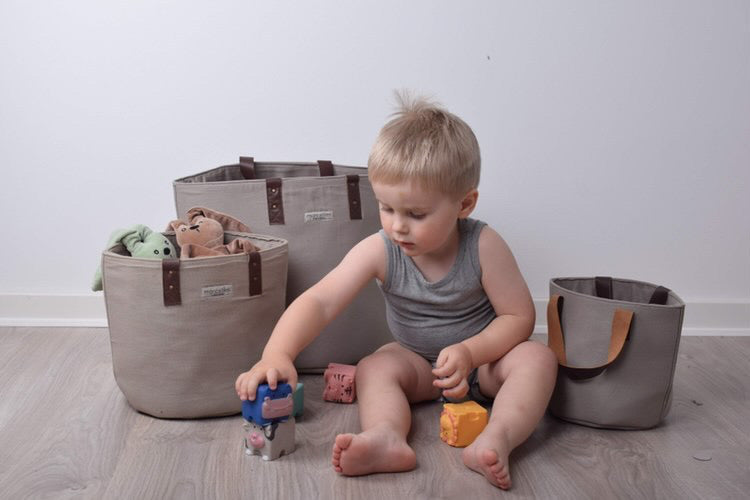 Børnepakke Junior - Grå - Manostiles Danish Design 