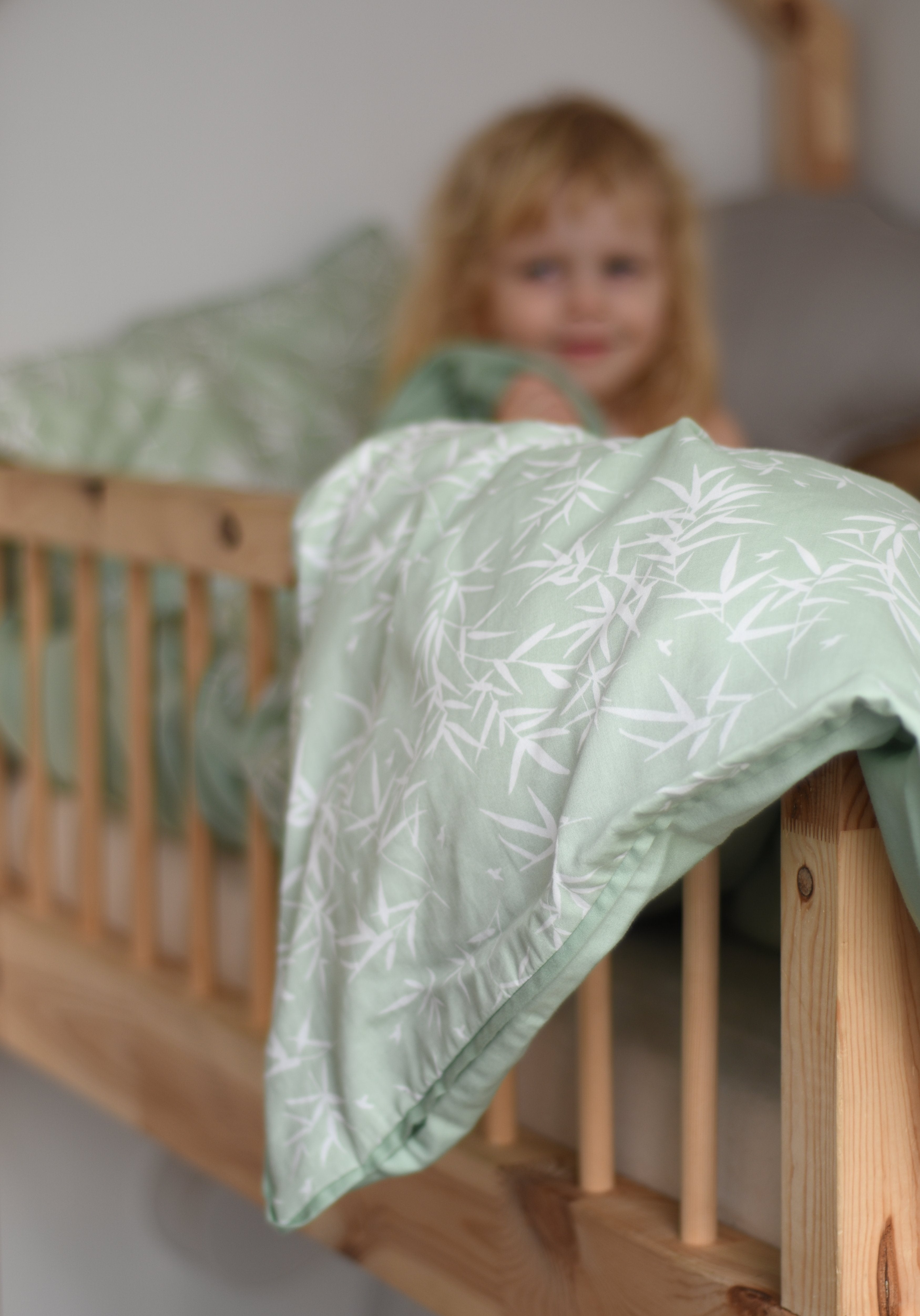 Junior sengetøj - Soft matcha, Nordic Zen - Manostiles Danish Design 