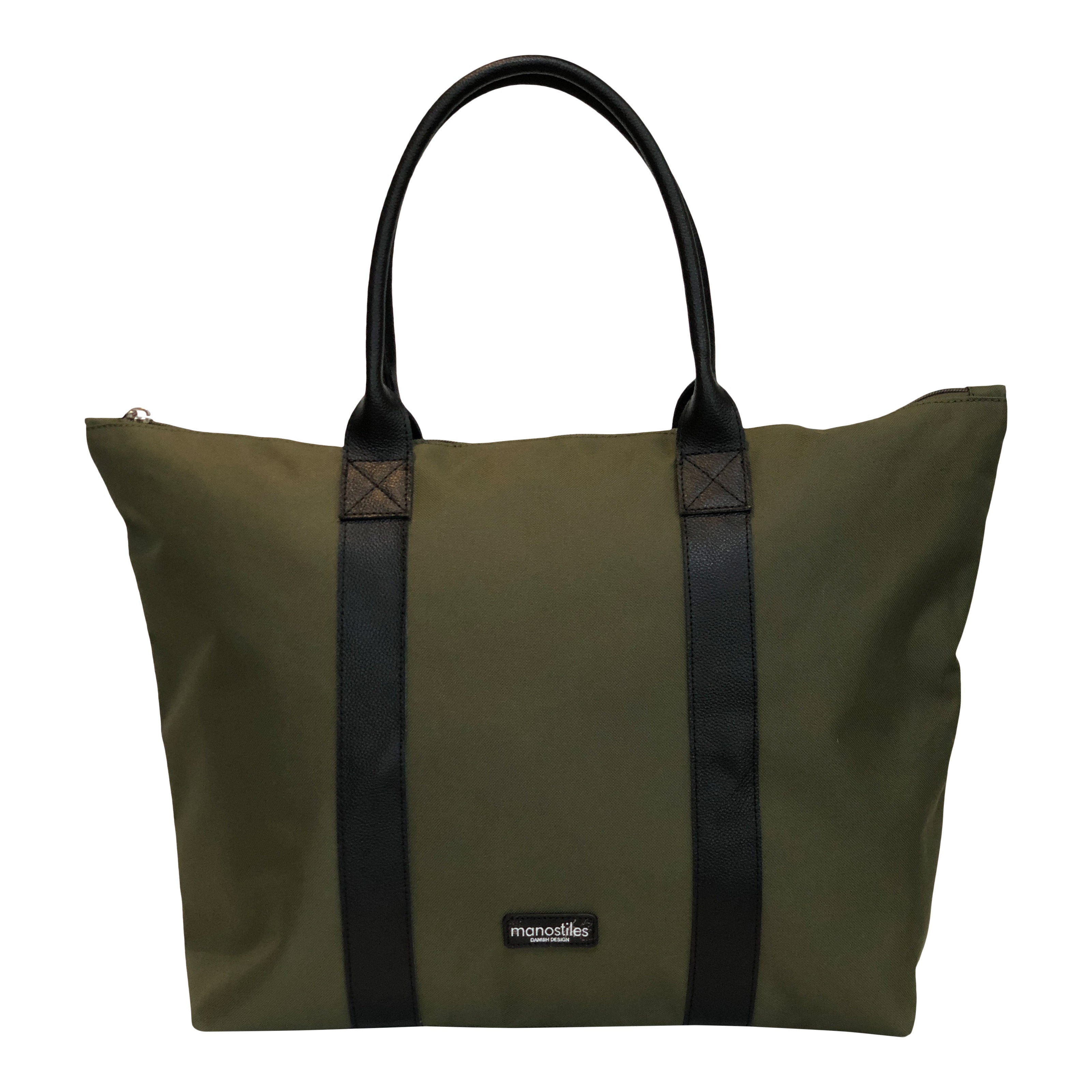 Shopper bag - Olive green | Quality bags | Manostyles – Manostiles ...