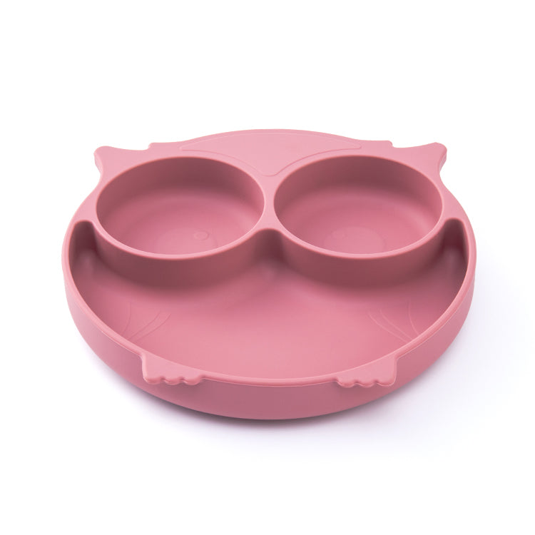 Børnetallerken i silikone - Rosa - Manostiles Danish Design 