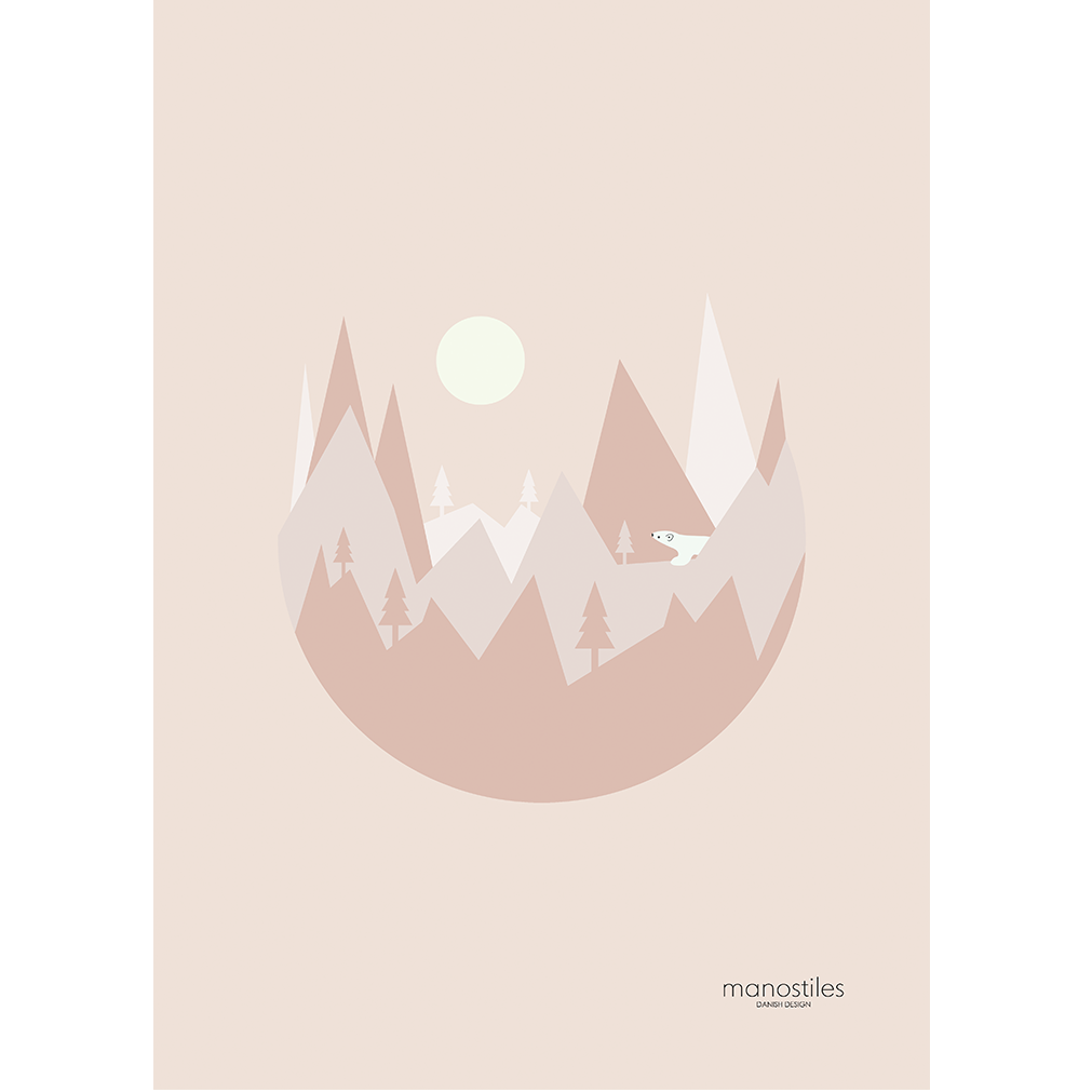 Plakat - Nude - A3 - Manostiles Danish Design 