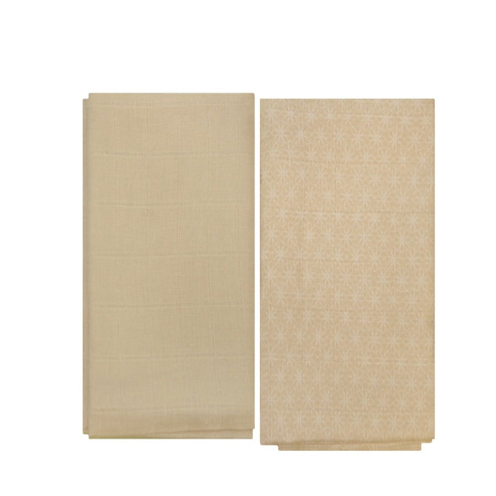 Stofbleer - Beige økologisk bomuld - Manostiles Danish Design 