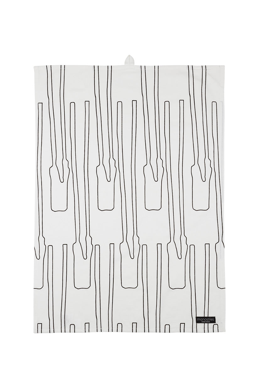 Viskestykke - Hvid Fragment - Manostiles Danish Design 