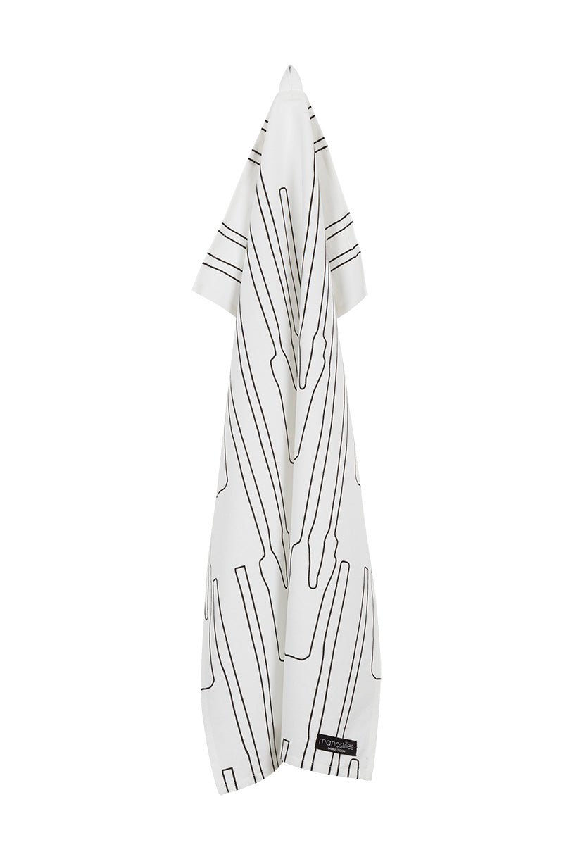 Viskestykke - Hvid Fragment - Manostiles Danish Design 
